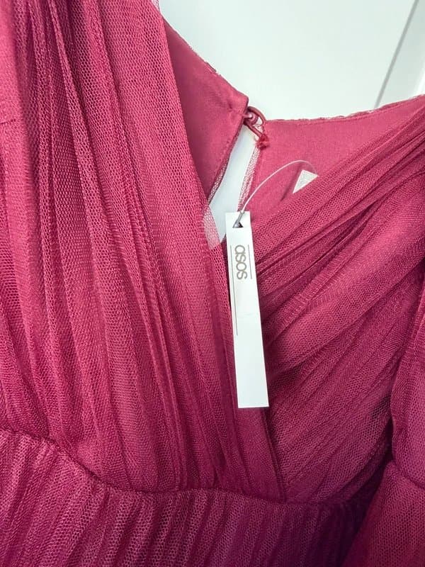 ASOS Burgundy ASOS bridesmaid dresses  x 2