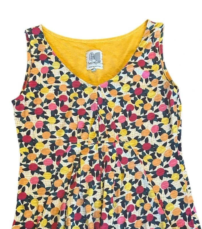 Weird Fish Weird fish Girls Patterned Dress - Age 10 Years - Cotton & Modal