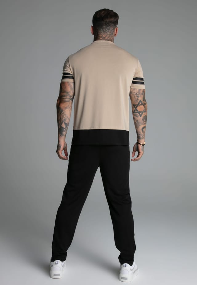 SikSilk SikSilk Men's Grey Track Pants in Black - 3