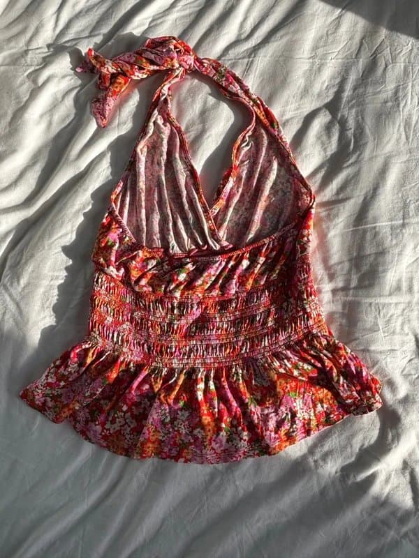 New Look halter tie neck top