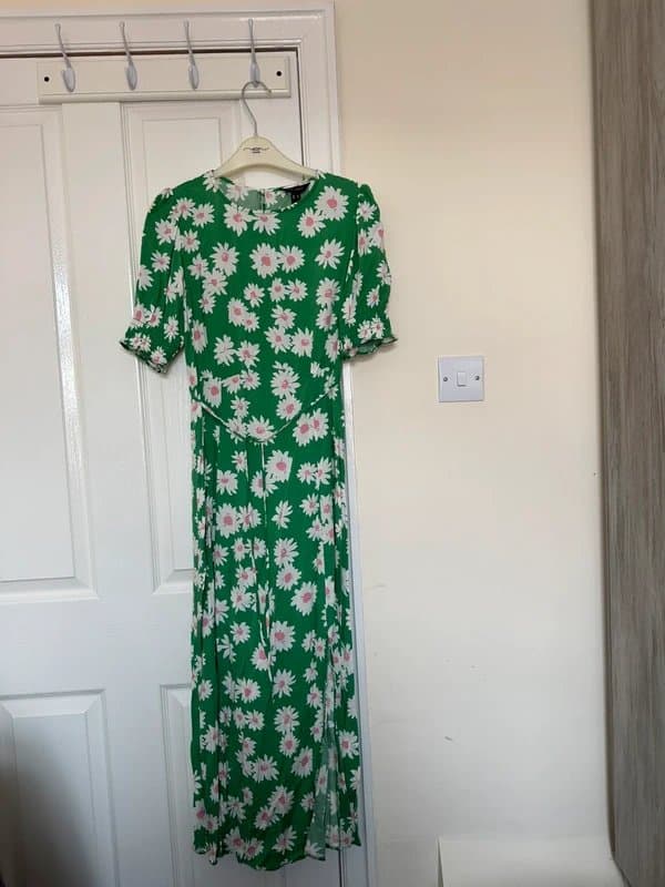 New Look Green floral summer midaxi dress