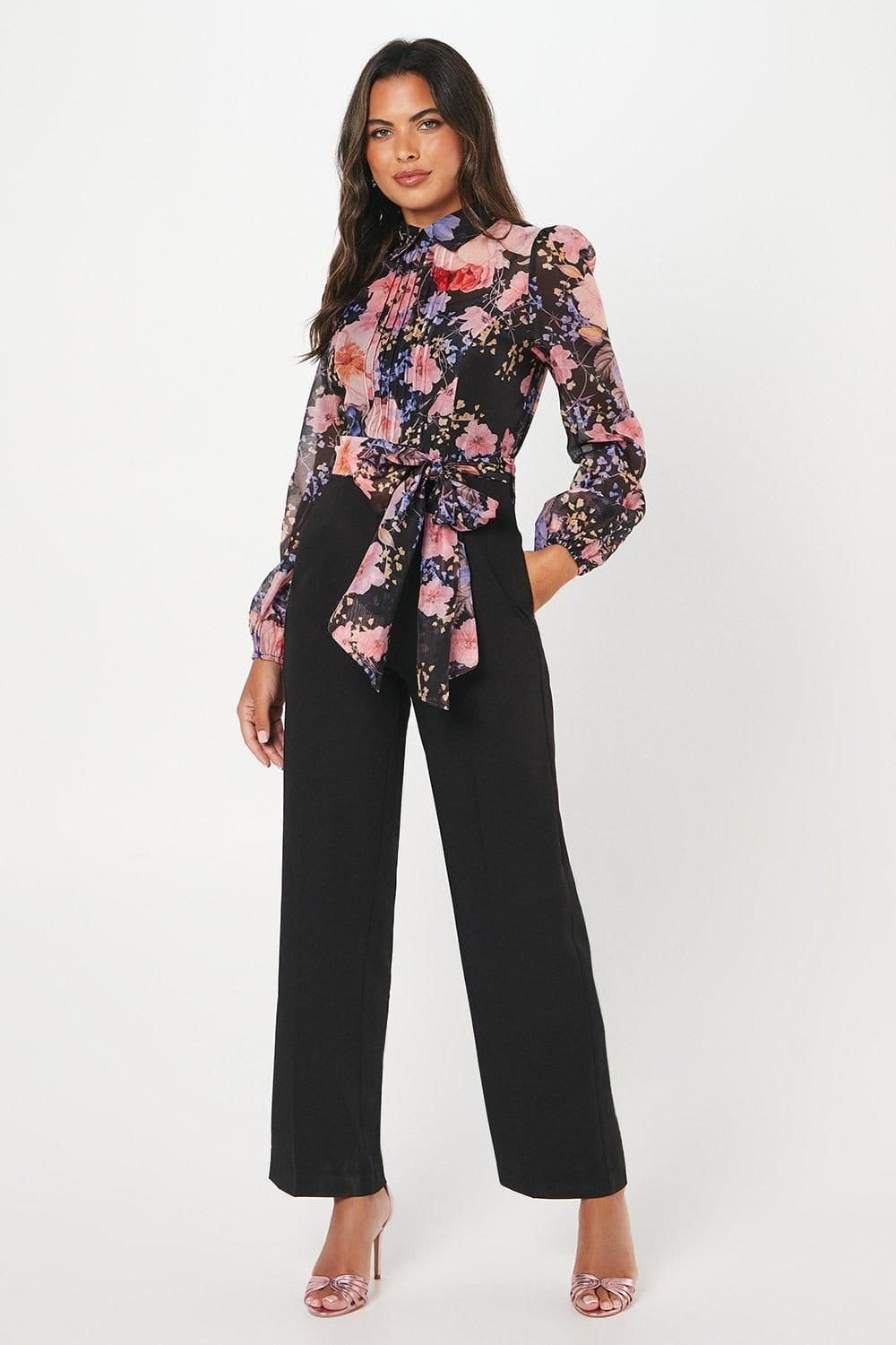 Coast Women's Blouson Sleeve Pintuck Detail Wide Leg Wedding