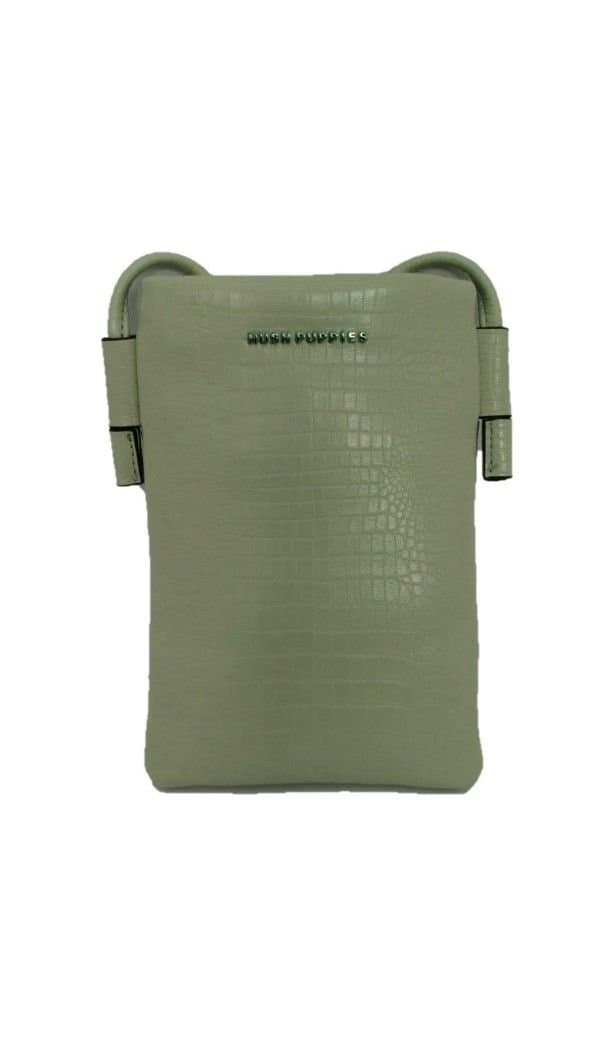 Hush Puppies Hush Puppies Olive Faux Reptile PU Sling Bag