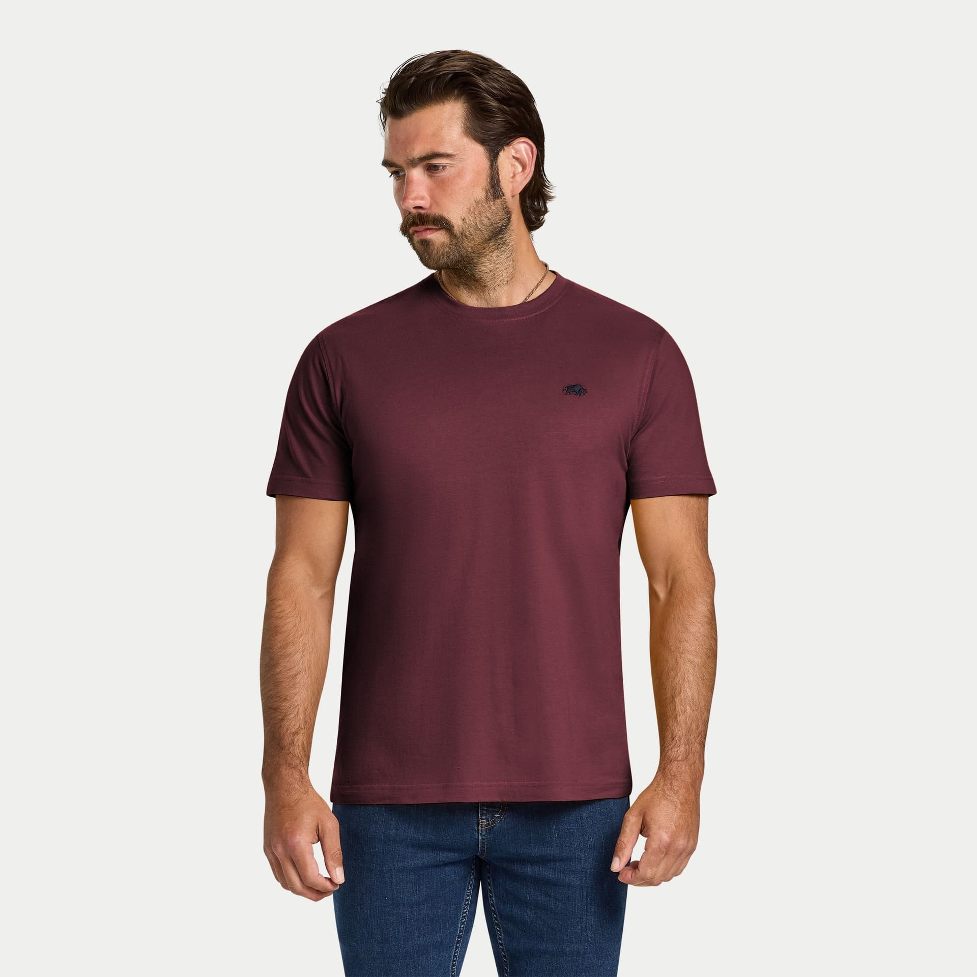 raging bull Raging Bull Men's Classic T-Shirt in Dark Red
