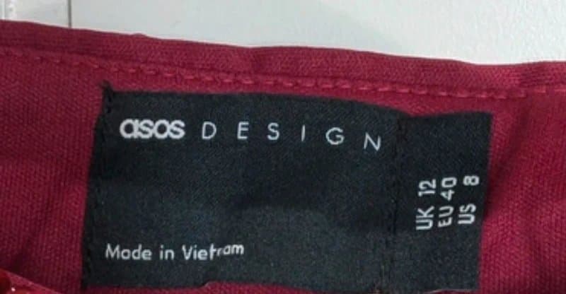 ASOS Design ASOS Red sequin trousers