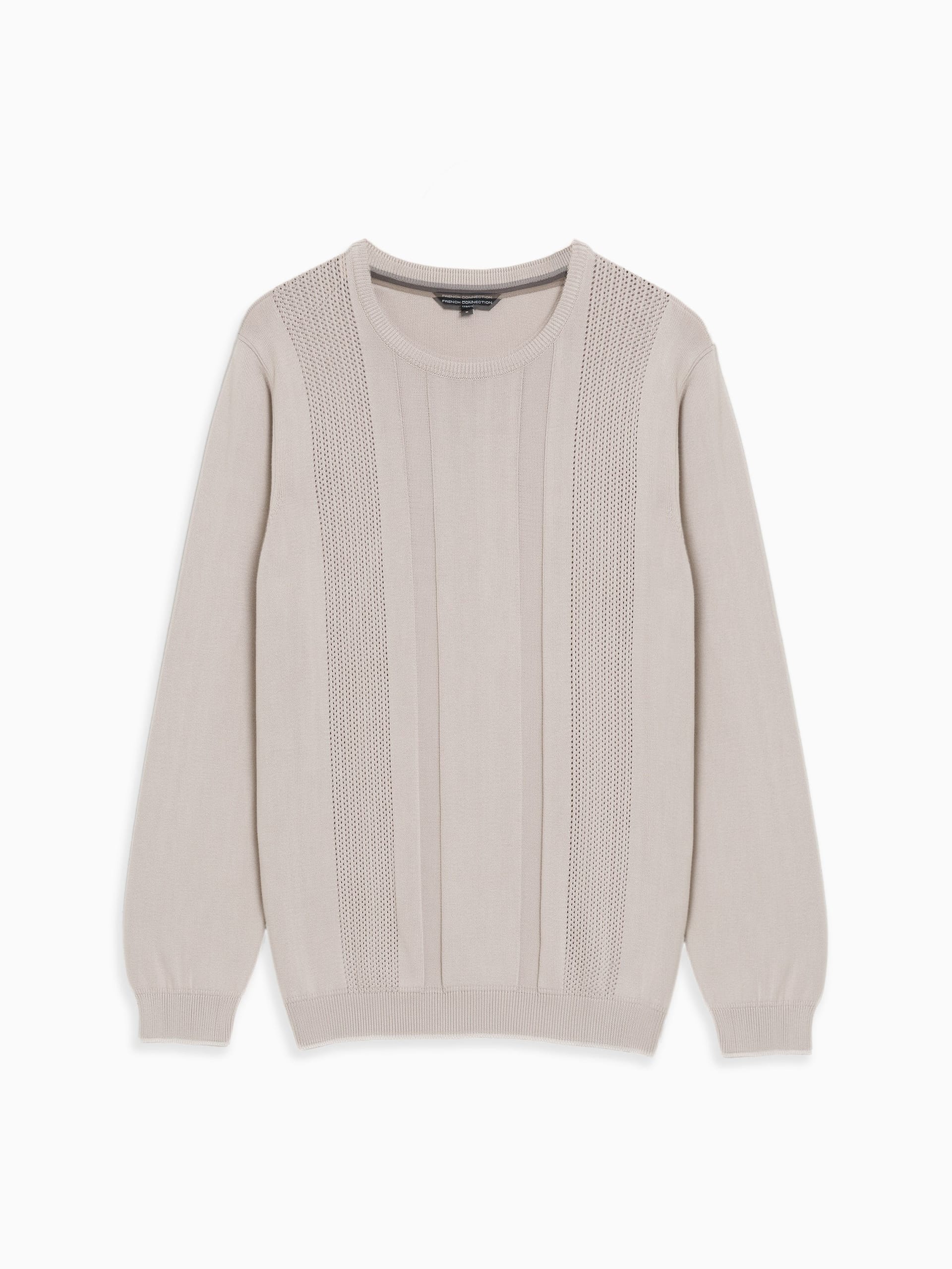 French Connection Dark Sand Linked Jumper