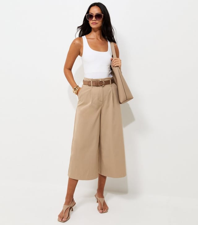 New Look Women's Off White Slinky Scoop Neck Vest Top New Look - 2