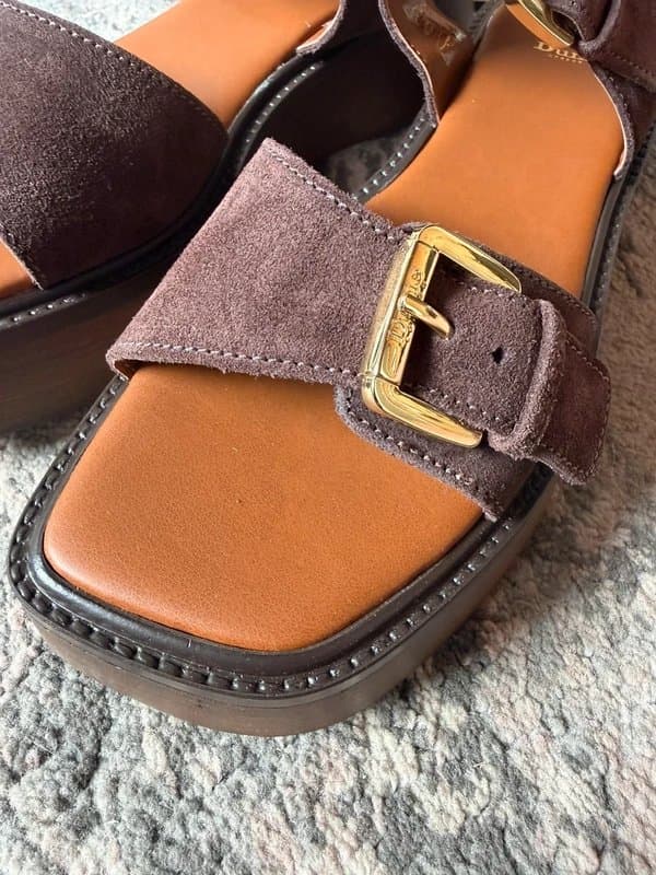 Dune London Dune London flatform dual buckle up sandals. Size 6