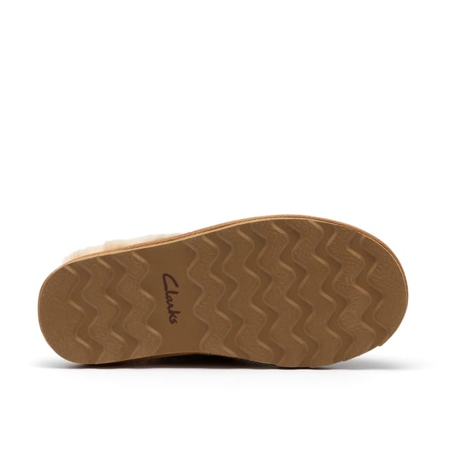 Clarks Clarks Women's Astra Star Tan Slippers, Slip Ons in Brown - 3