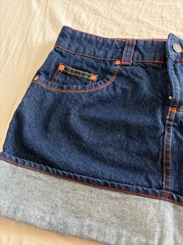 Bershka Mini denim skirt