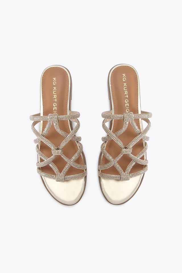 KG Kurt Geiger KG Kurt Geiger Women's 'Perla' Flats in Gold - 2