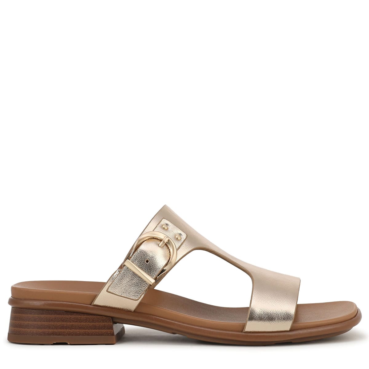 Naturalizer Naturalizer Women's Beach Slide Sandals in Metallic Gold - 1