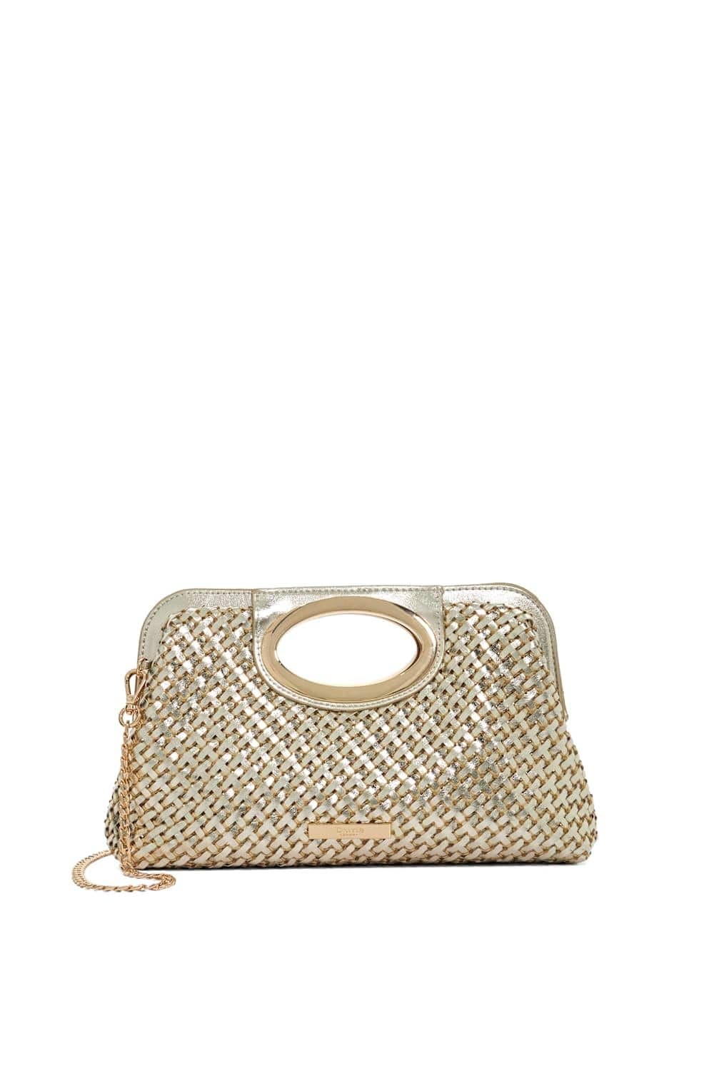 Dune London Dune London Women's 'Ellsaz' Clutch in Metallics