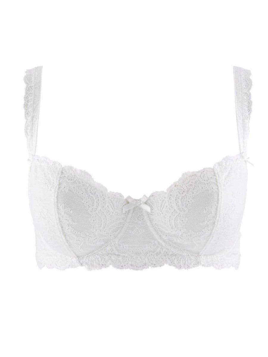 Aubade Aubade Women's Danse Des Sens Half-Cup Bra - Irresistible Red in White - 4