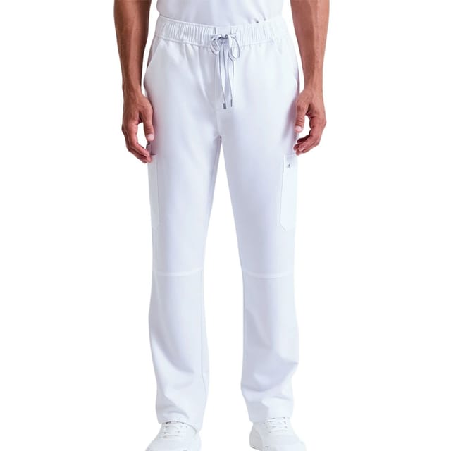 Onna Onna Men's Relentless -Stretch Cargo Trousers in White - 3