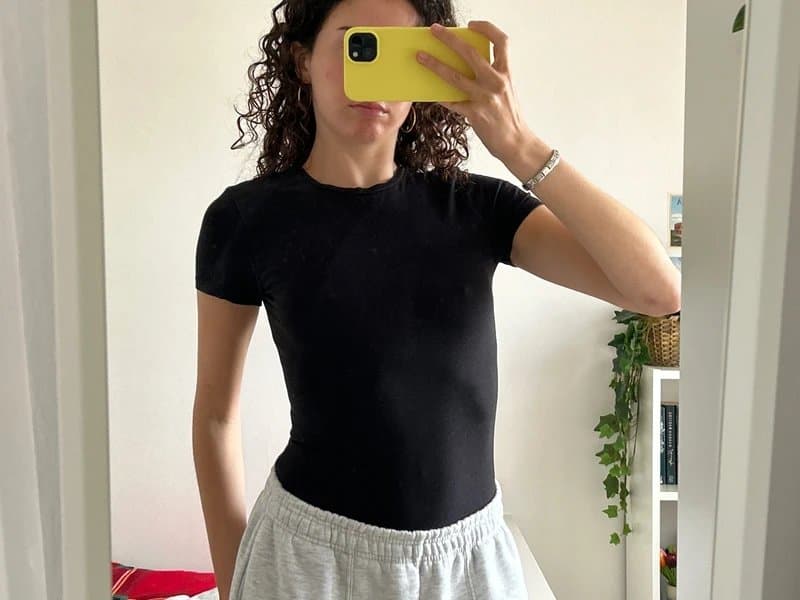 New Look New Look Black T-Shirt Bodysuit