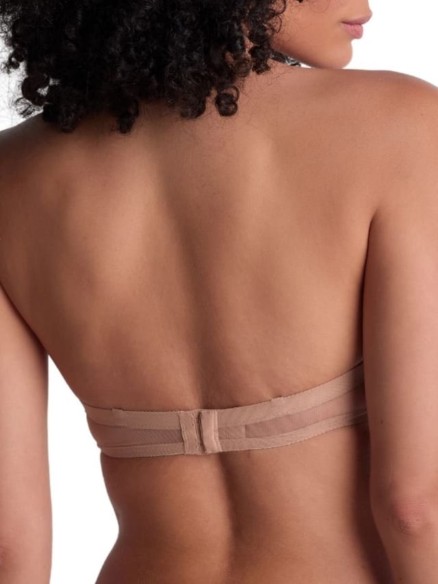 Aubade Aubade Women's Sheer Emotion Moulded Strapless Bra in Nude - 2