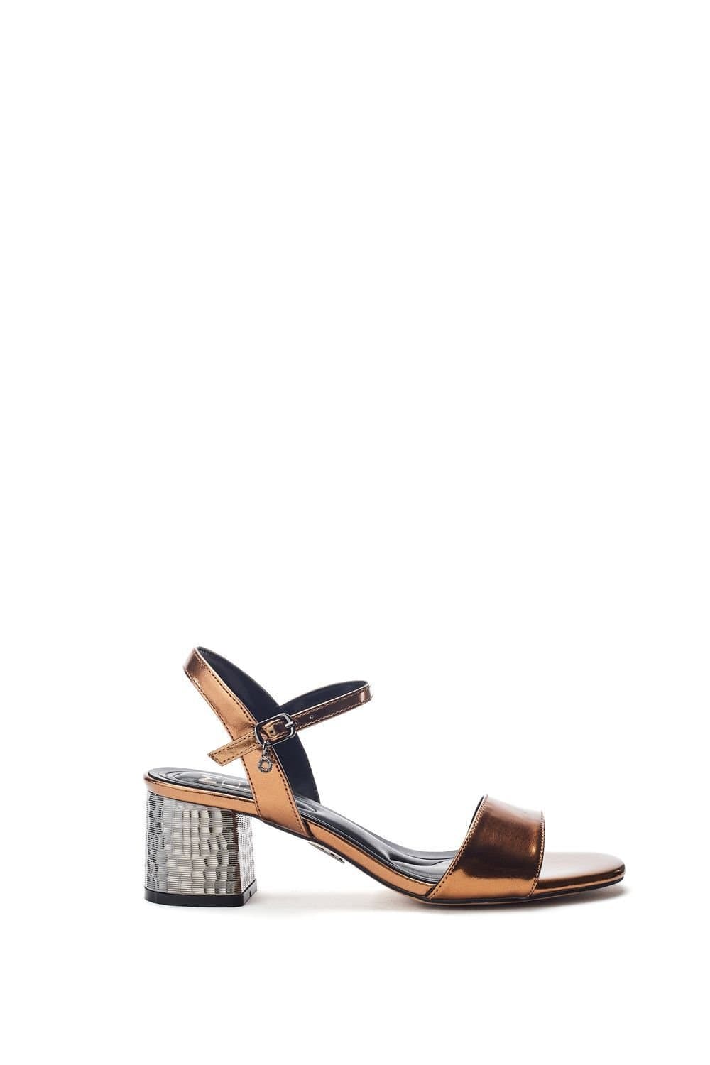 Moda In Pelle Moda In Pelle Women's 'Nareena' Porvair Heeled Sandals in Bronze