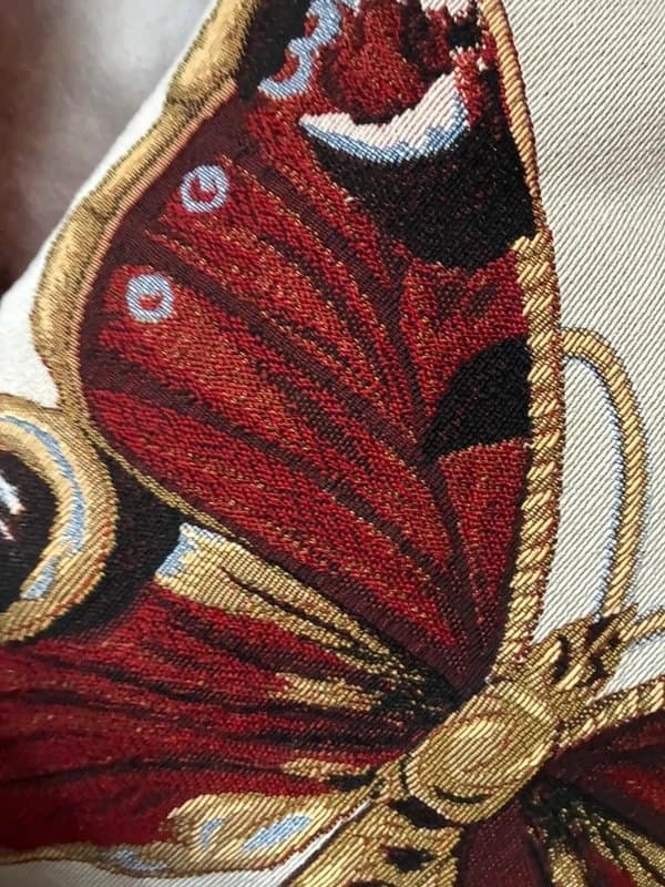 Past Times Past Times Gothic Butterfly Tapestry Cushions Pair Cottagecore