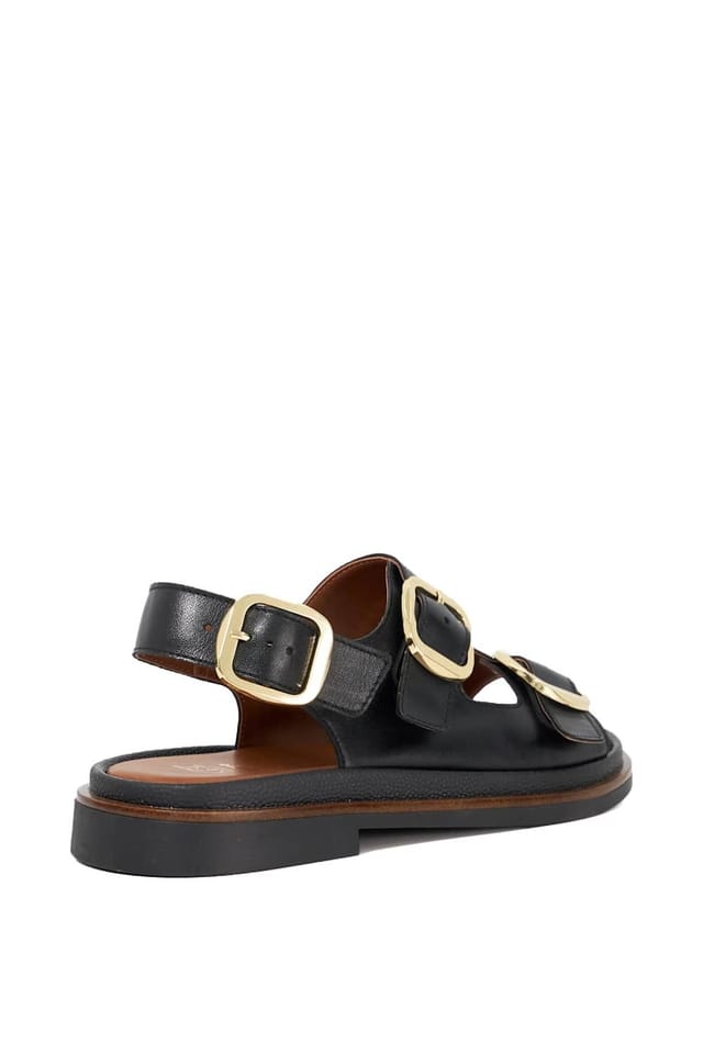 Dune London Dune London Women's 'Luckles' Suede Sandals in Black - 3