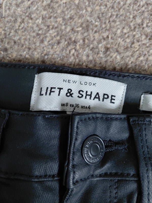 New Look Leather look trousers