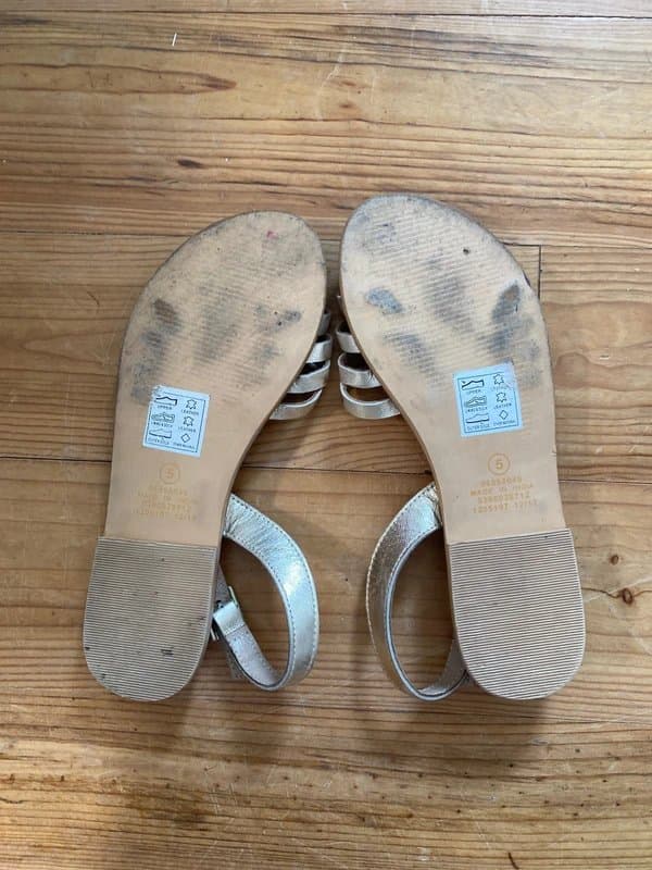 ASOS Gold leather ASOS Sandals