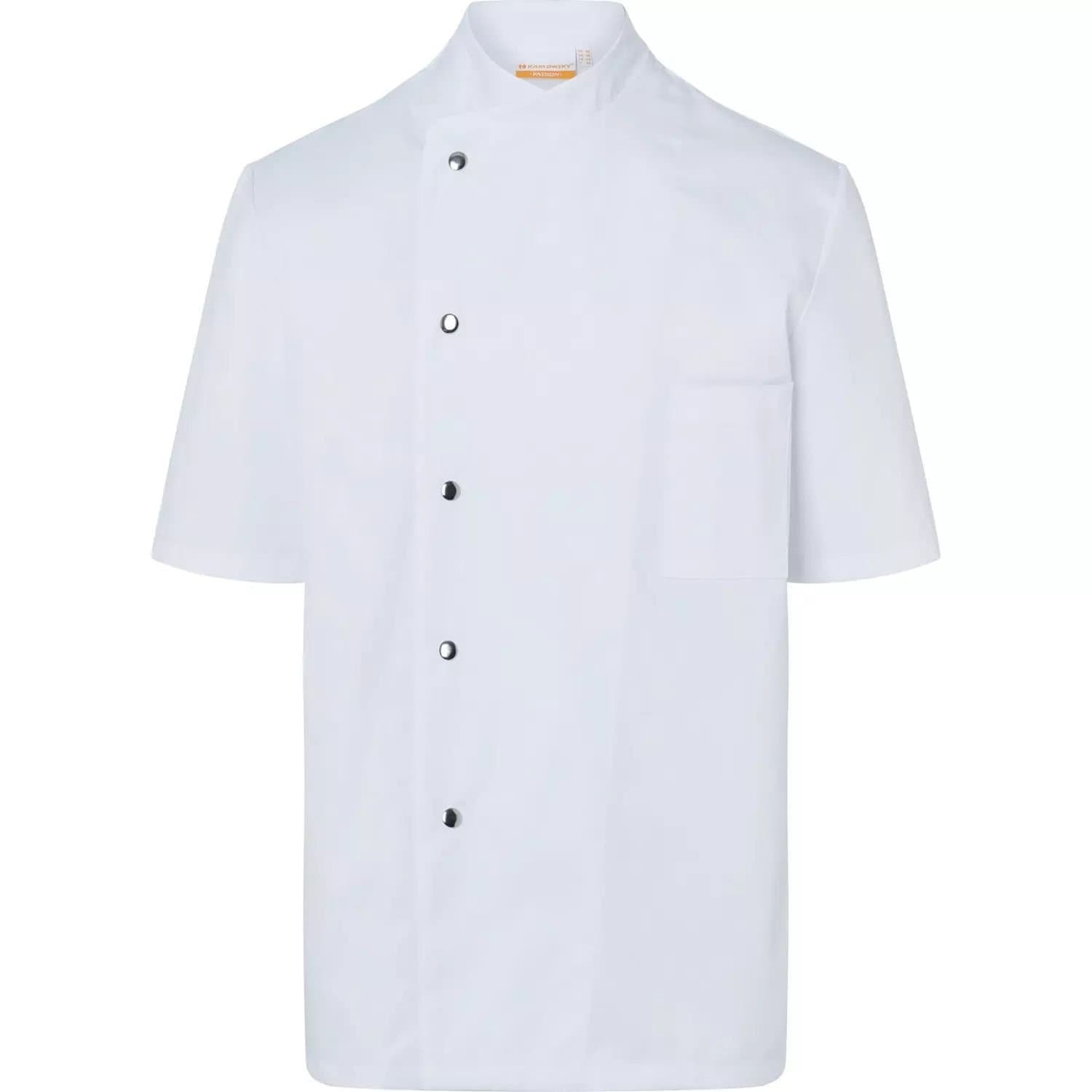 Karlowsky Karlowsky Men's Gustav Short-Sleeved Chef Jacket in White