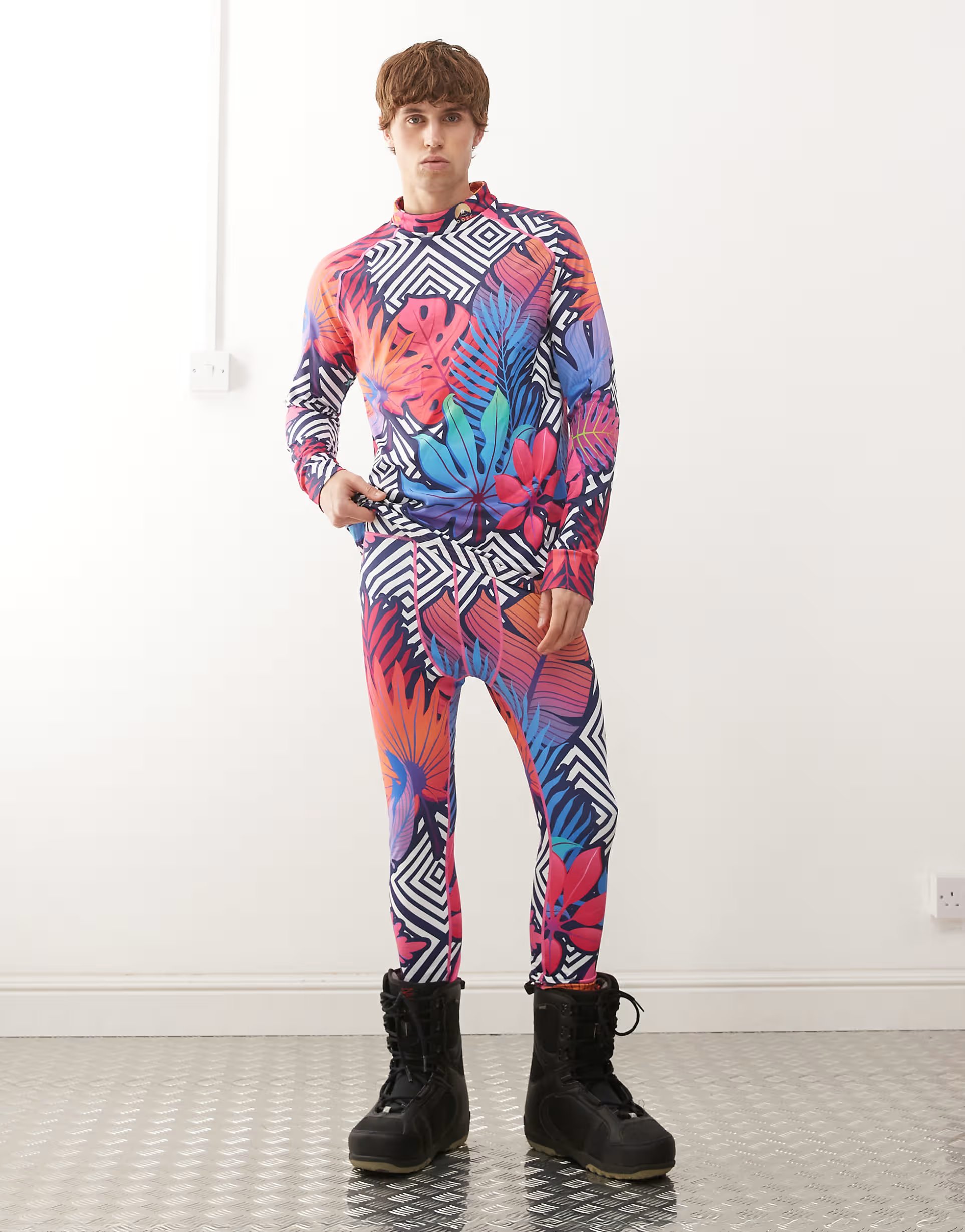 ASOS OOSC Men's baselayer pant - big poppa in multi - 1