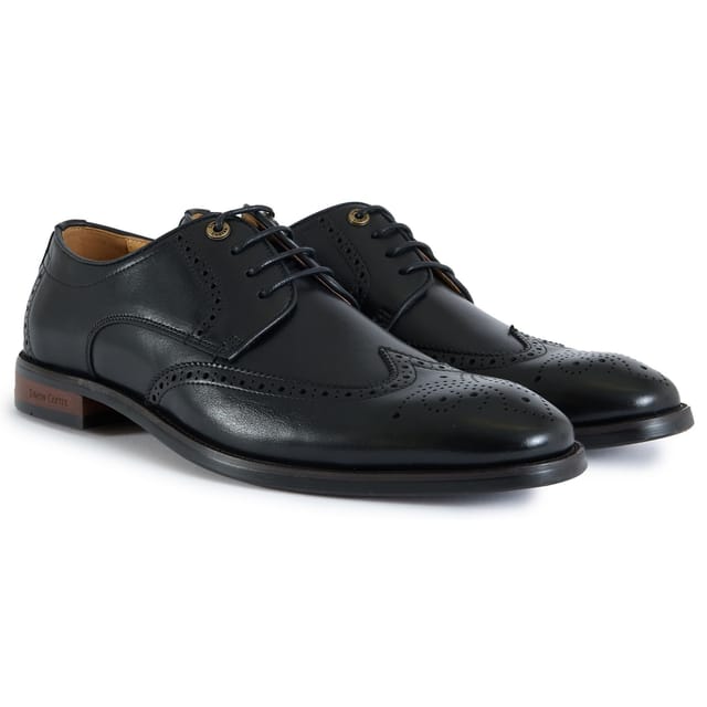Simon Carter SIMON CARTER Men's Jones Brogue Shoes in Black - 2