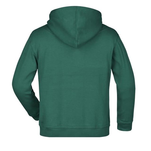 James and Nicholson James and Nicholson Men's Moisture Wicking Hoodie in Dark Green - 2