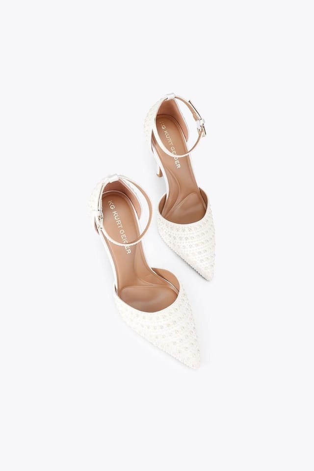 KG Kurt Geiger KG Kurt Geiger Women's 'Fleur Court' Heels in Cream - 2