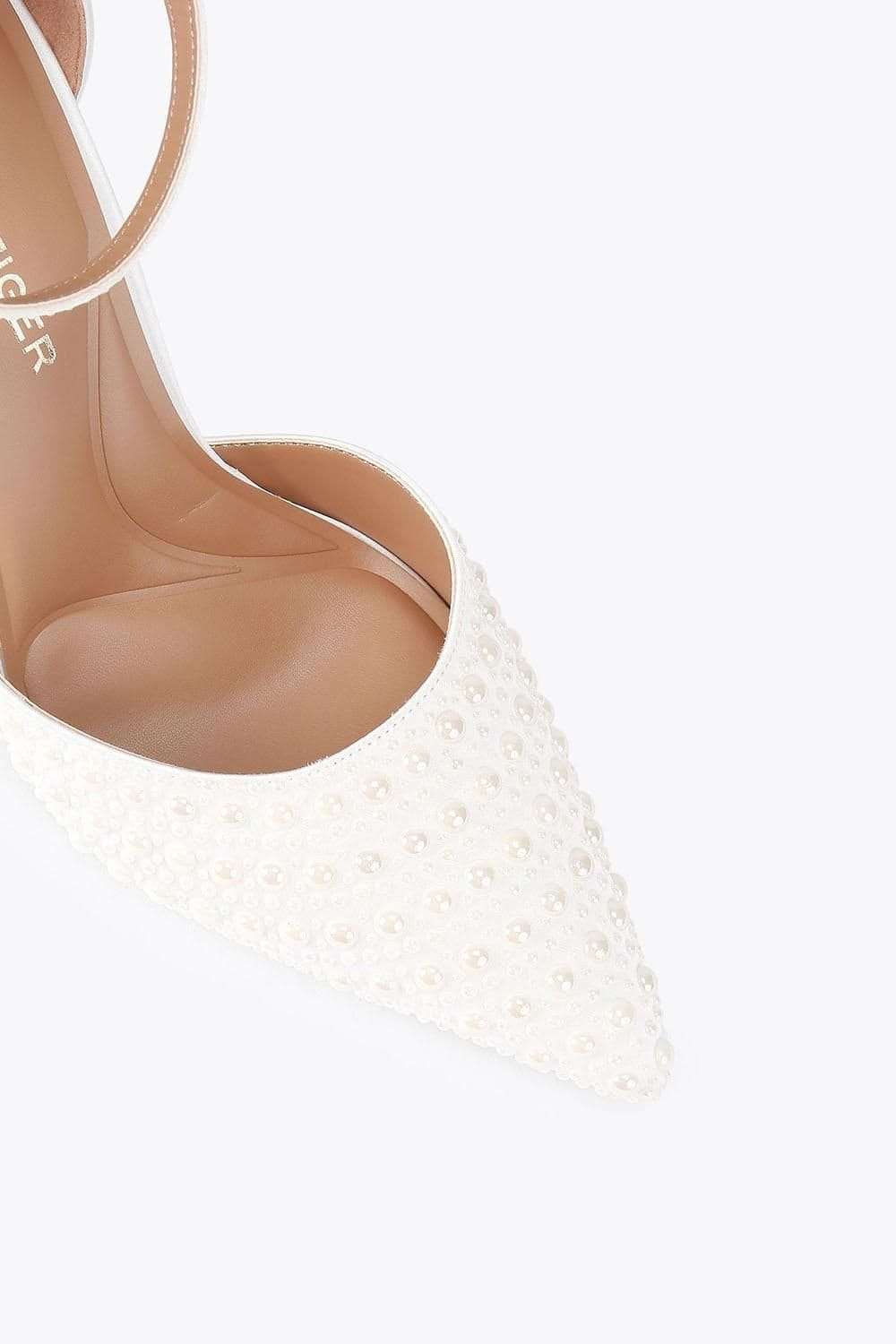 KG Kurt Geiger KG Kurt Geiger Women's 'Fleur Court' Heels in Cream - 4