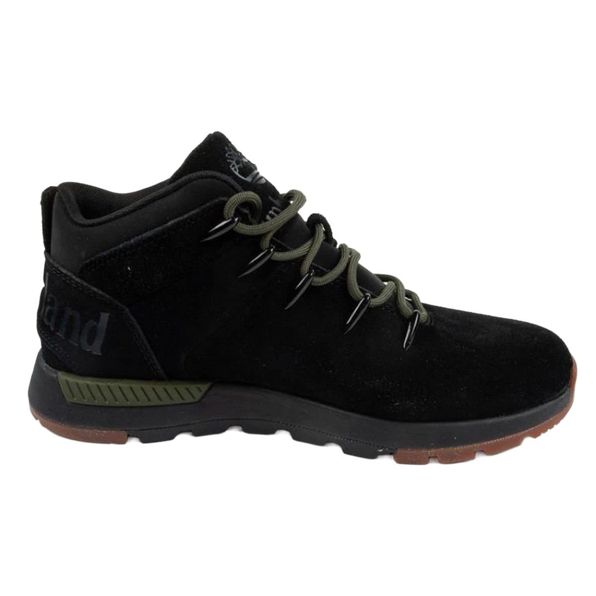 Timberland Timberland Men's Leather Lace Up Hiking Shoes in Black