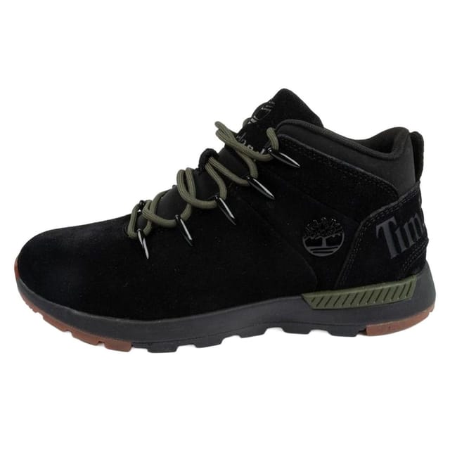 Timberland Timberland Men's Leather Lace Up Hiking Shoes in Black - 3
