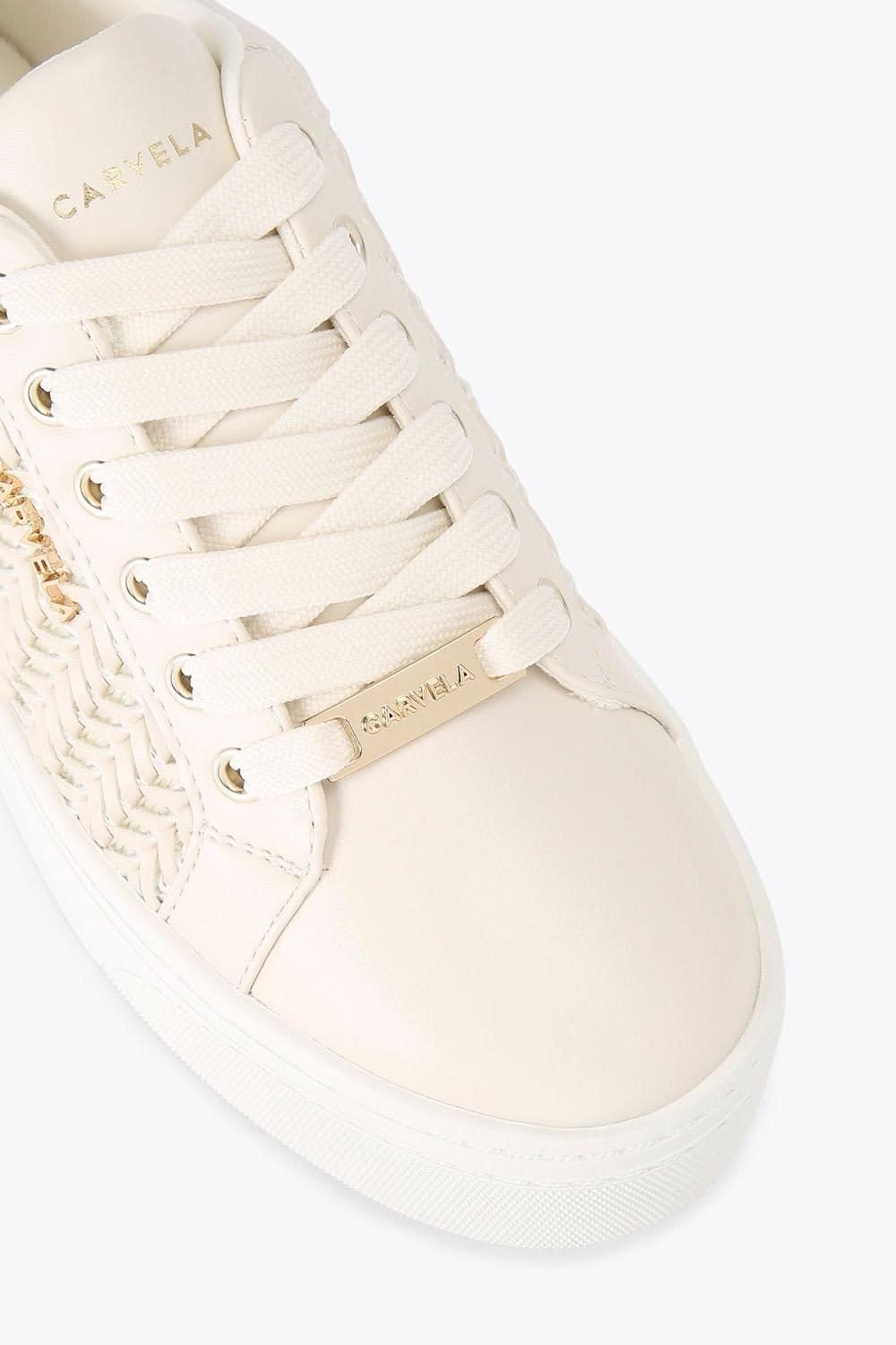 Carvela Carvela Women's 'Sardinia Sneaker' Trainers in Cream - 4