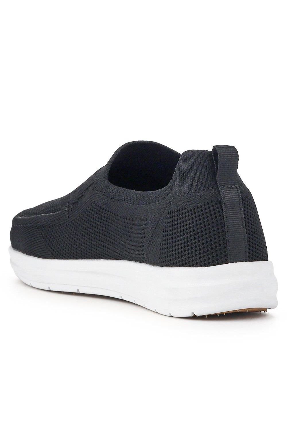 Pavers Pavers Men's Stretchy Slip-On Shoes in Black - 3