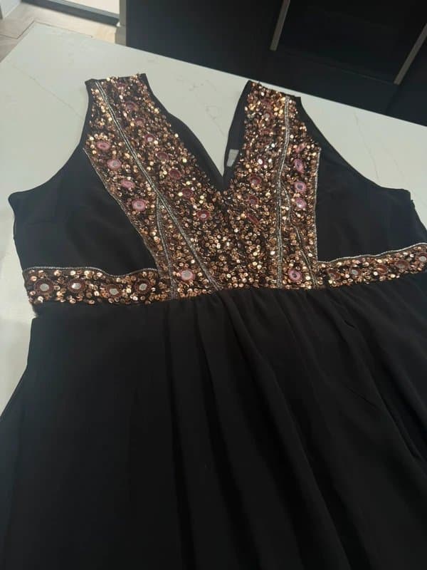 ASOS ASOS size 28 Black Sequin Dress