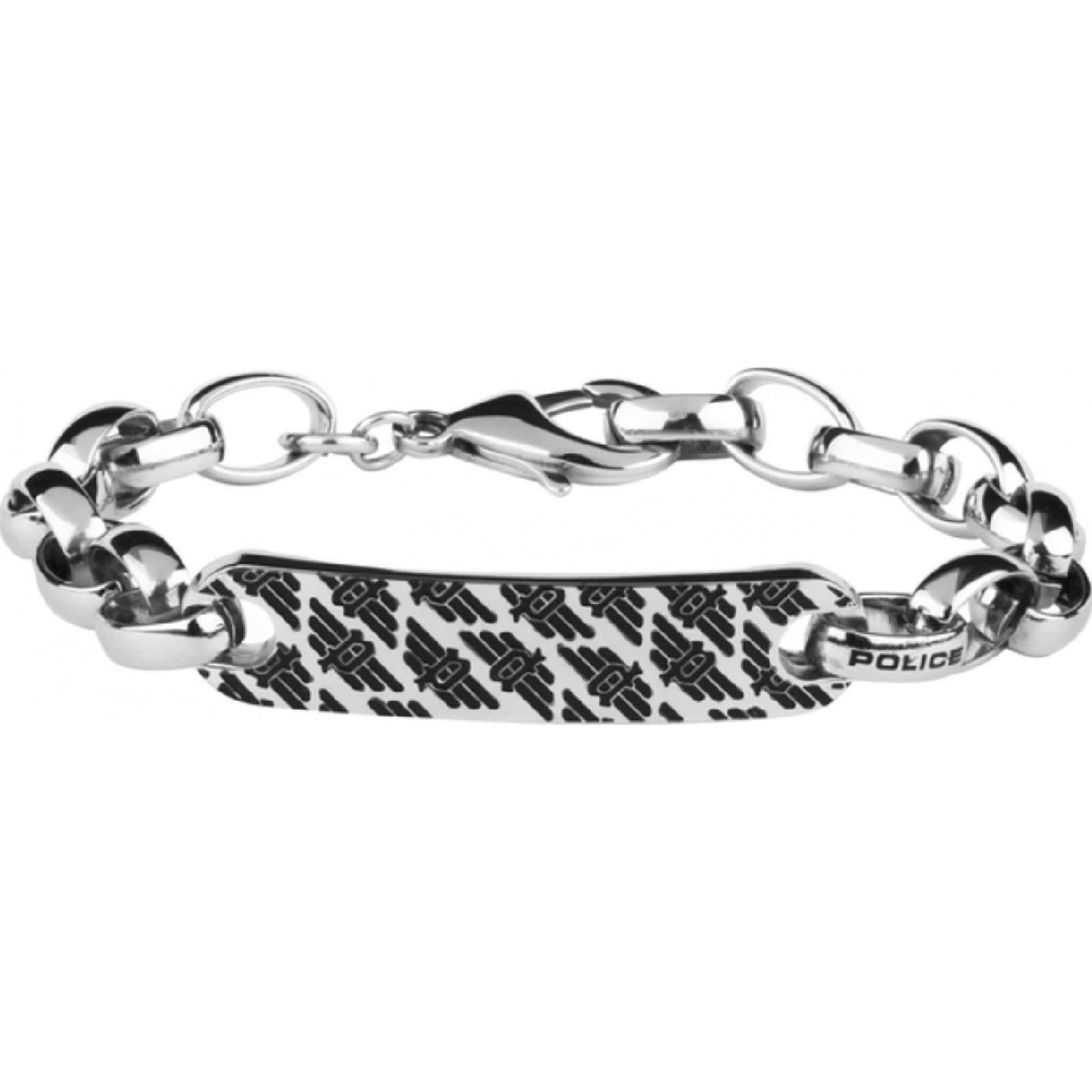 Police Police Men's Silver Bracelet PJ26355BSS.01-S