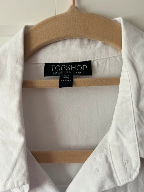 Topshop Topshop embroidered shirt