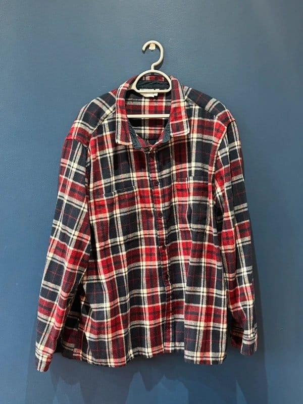ASOS Red and Blue Check ASOS Shirt - 5XL - 1