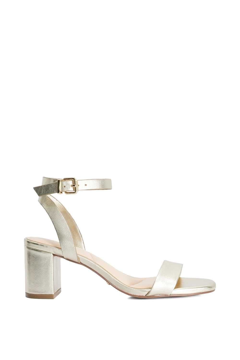 Dune London Dune London Women's 'Medina' Leather Sandals in Metallics