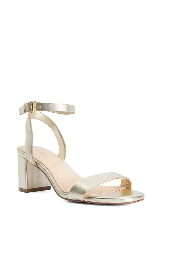 Dune London Dune London Women's 'Medina' Leather Sandals in Metallics - 2