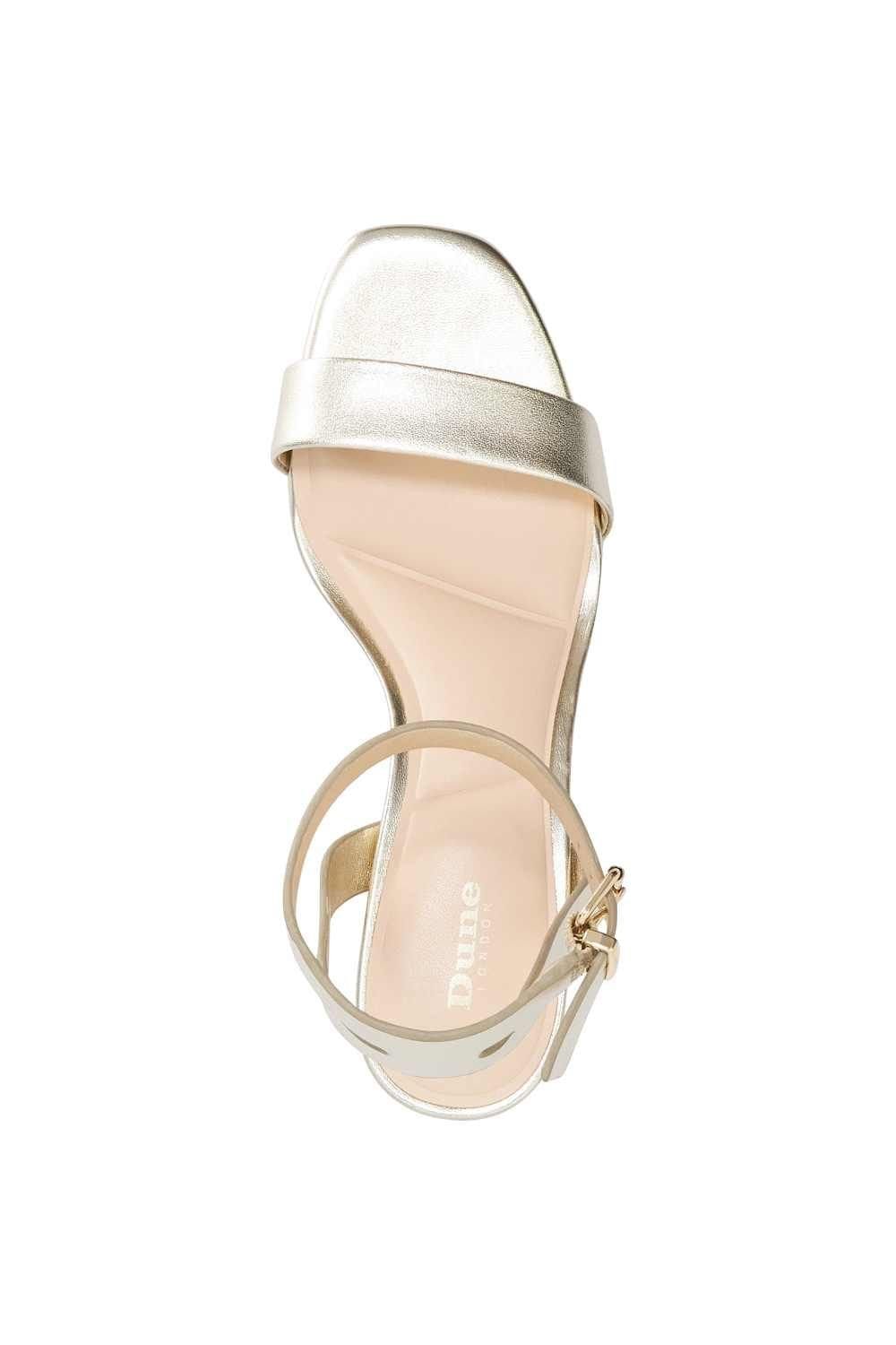 Dune London Dune London Women's 'Medina' Leather Sandals in Metallics - 4