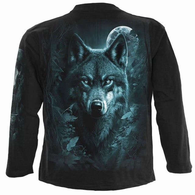 Spiral Spiral Men's FOREST GUARDIANS - Longsleeve T-Shirt Black - 2