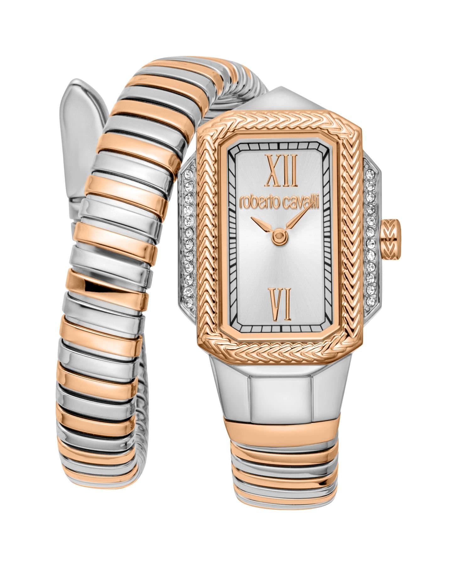 Roberto Cavalli Roberto Cavalli Women's Snake Two Tone Watch