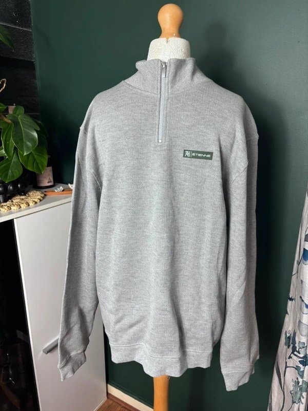 ASOS ASOS Grey Half Zip Sweatshirt – XL – New W01