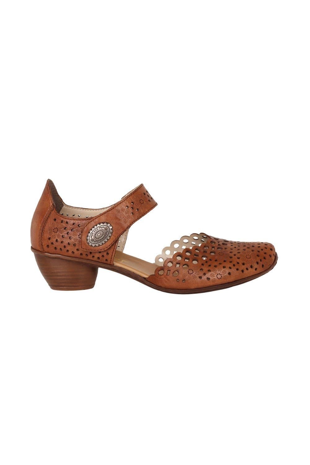 Rieker Rieker Women's 'Pia' Mary Jane Court Shoes in Tan