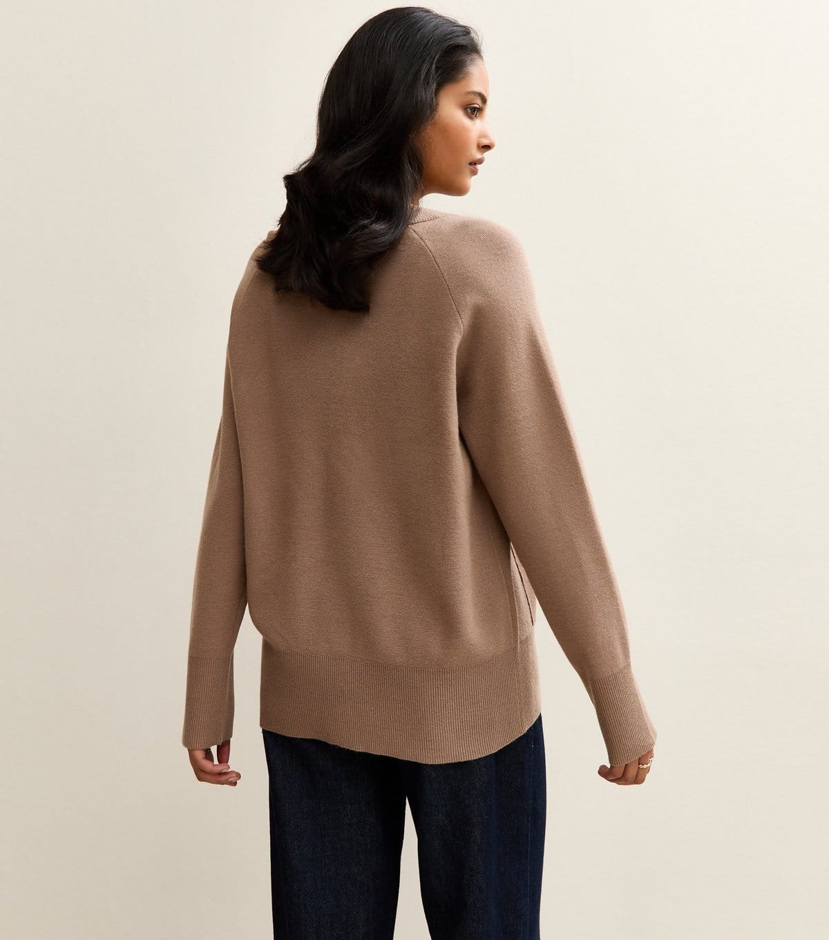 New Look Women's Mink Longline Crew Neck Cardigan New Look - 4