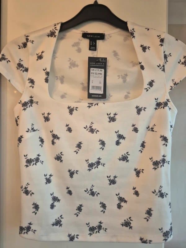 New Look New look floral square neck top