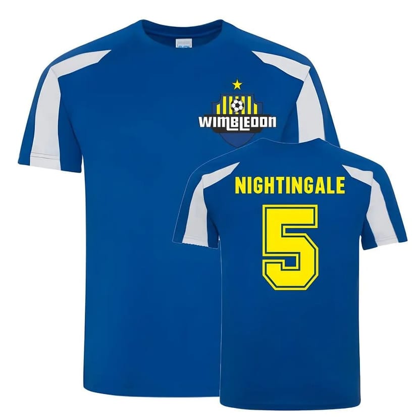 Wimbledon Wimbledon Men's Mens Will Nightingale Sports Training Jersey in Blue - 1